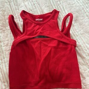 Garage Red Women's Top